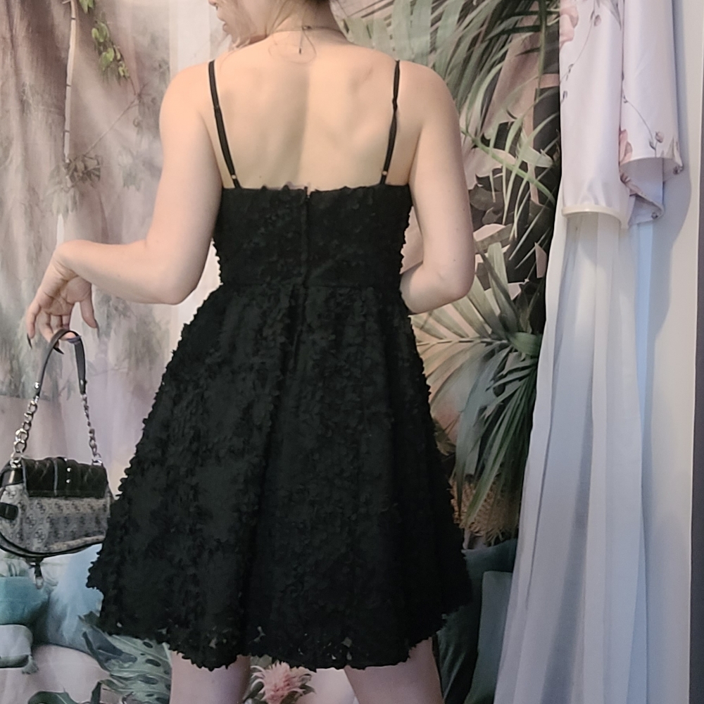 3D Floral Bustier Dress - Picture 3 of 4